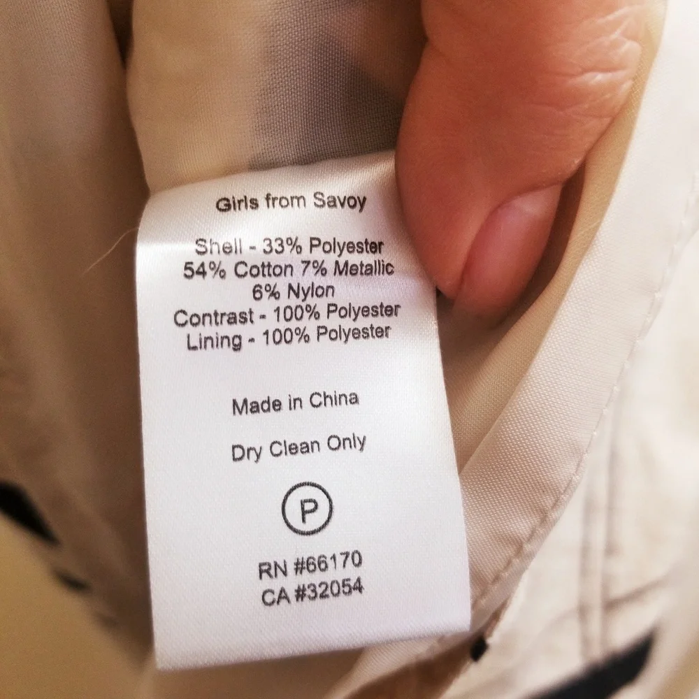 Anthro Champagne Gold Dress Black Cocktail Dress 8 - Picture 7 of 7